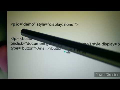 How to display hidden text in a webpage