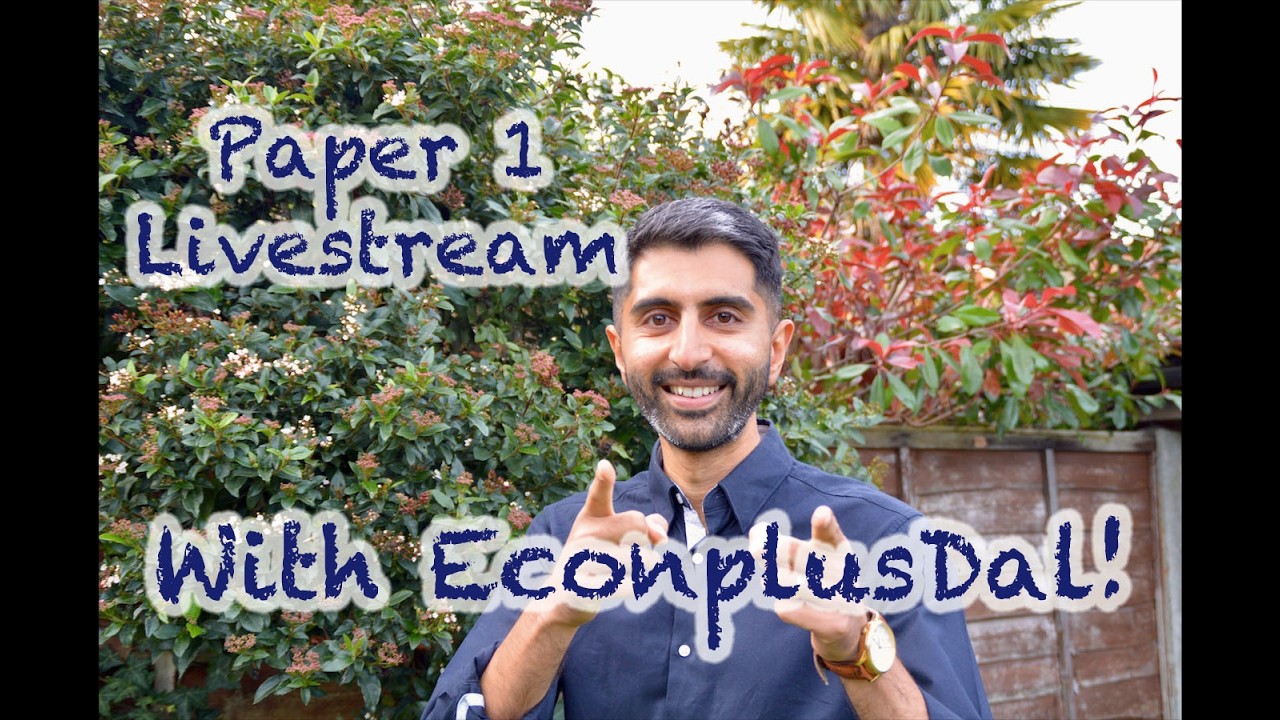 Paper 1 Live Stream with EconplusDal! Let's SMASH Paper 1!!!