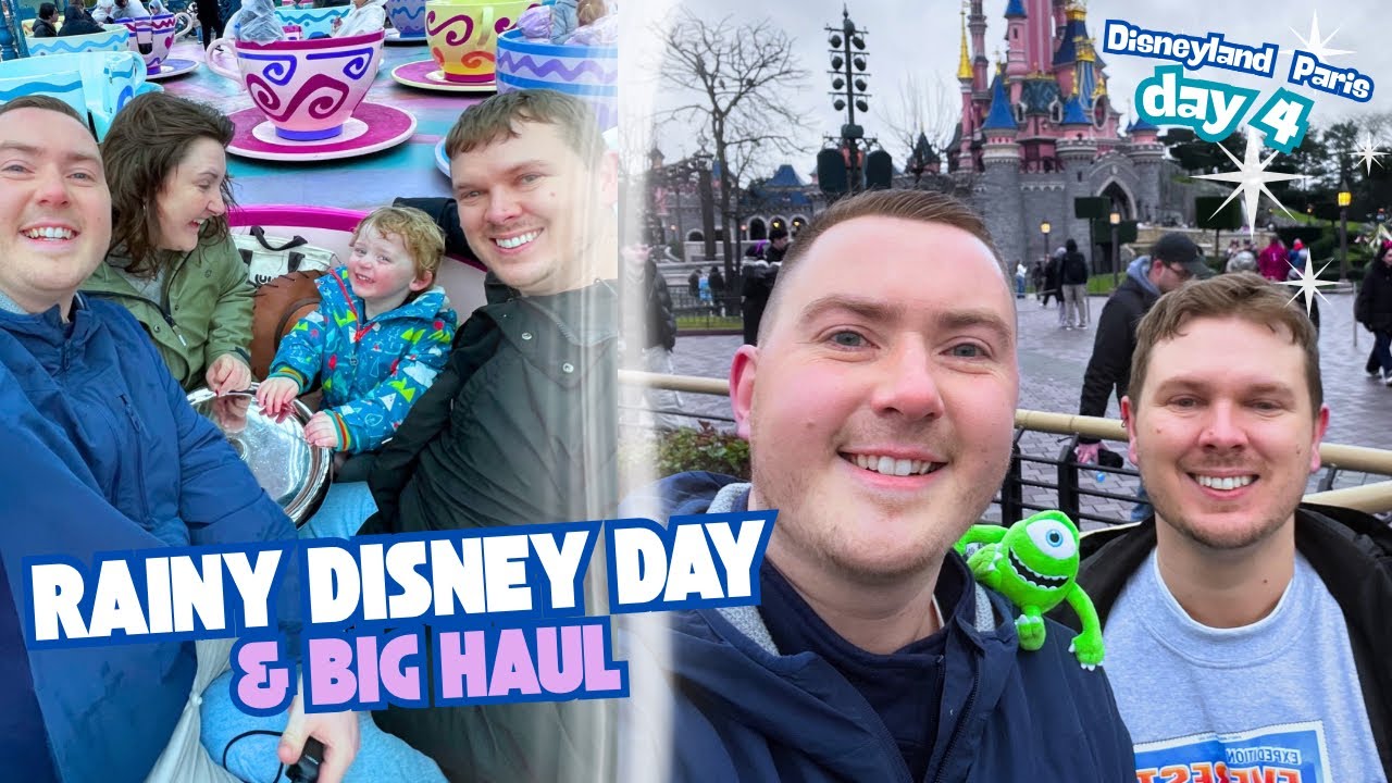 How We Spent a Rainy Day at Disneyland Paris 🌧️✨ | Final Day + Disney Haul