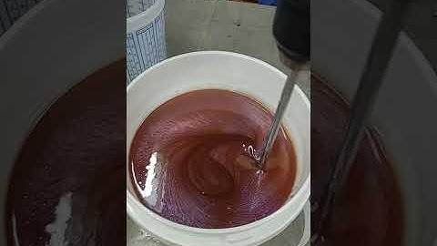Mixing Dragons Breath pigment in epoxy.