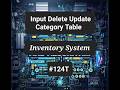 Advance Practical PHP Input Update Delete Category - video 124T