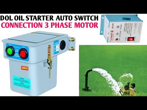 3phase dol oil starter auto switch connection in Hindi/7 wire auto switchconnection with dol starter