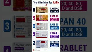 #Acidity #Ranitidine #Omeprazole #Pantoprazole #Rabeprazole #Esomeprazole