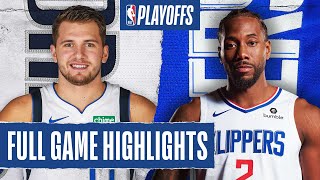 MAVERICKS at CLIPPERS | FULL GAME HIGHLIGHTS | August 25, 2020