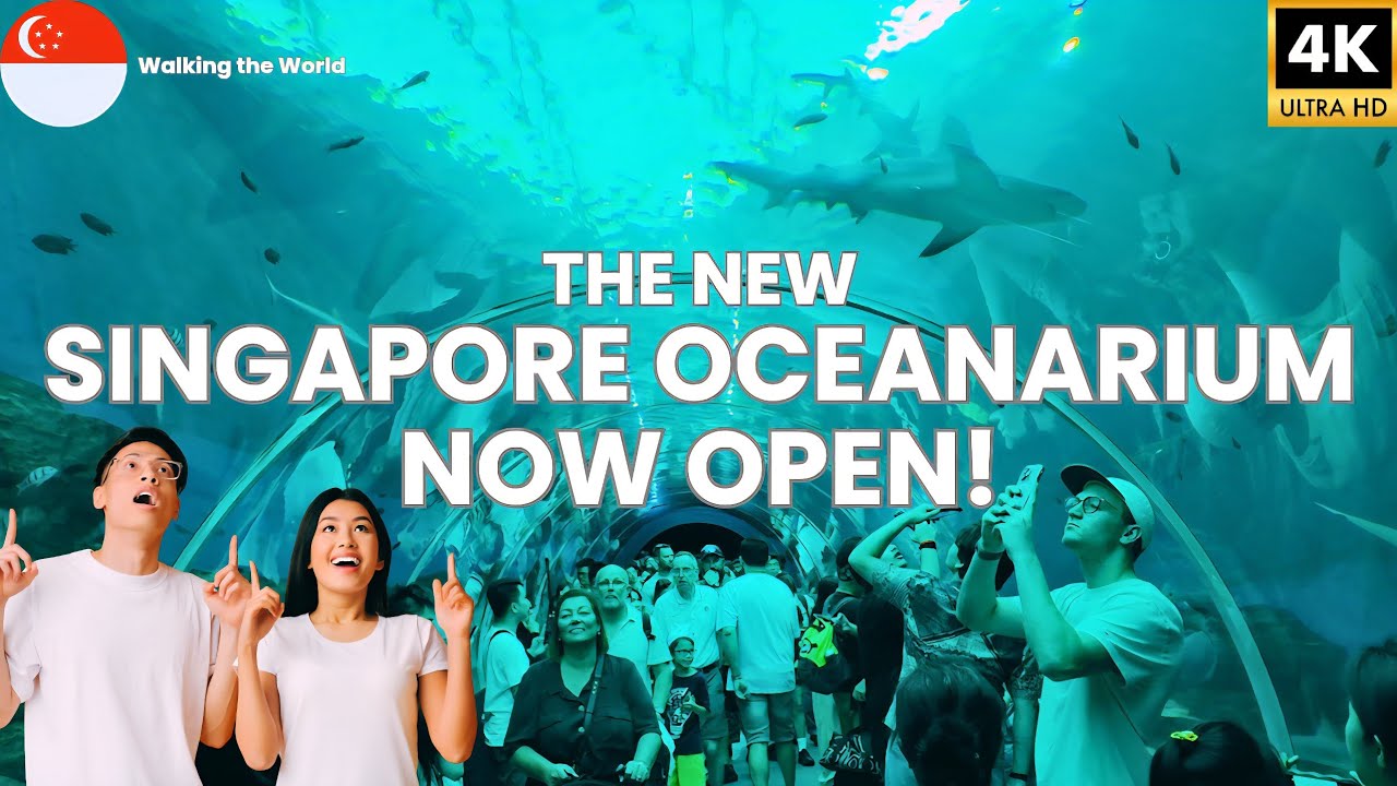 Singapore Oceanarium OPENING DAY FULL 4K Tour - Asia's NEWEST Mega Aquarium!