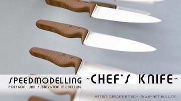 Küchenmesser - Speedmodelling "Chef