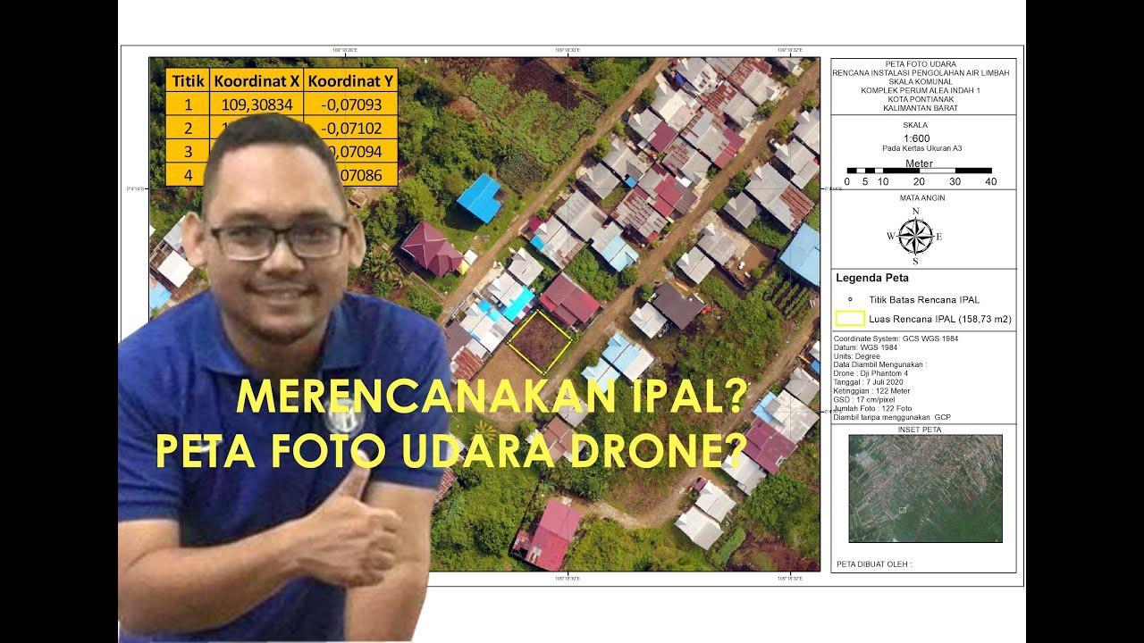 Pembuatan Peta Foto Udara Drone dalam Perencanaan Instalasi Pengolahan ...