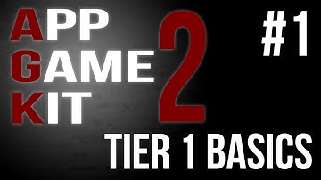 App Game Kit 2 Beginner Tutorial - Lesson 1: Tier One Basics