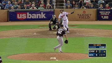 CWS@MIN: Plouffe belts a two-run homer to left-center