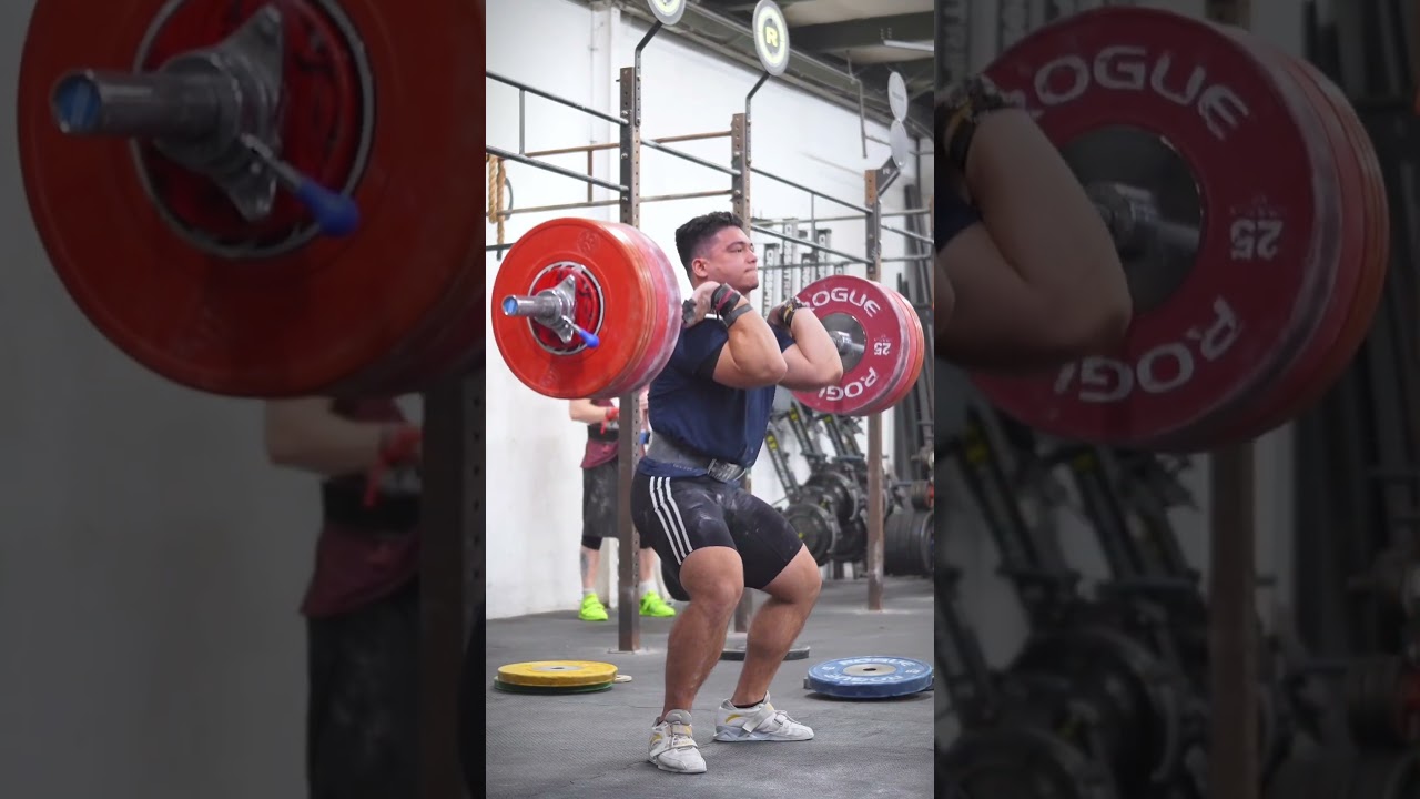 Strong 396lb clean & jerk🤝🔥 #weightlifting #cleanandjerk #olympicweightlifting #deadlift