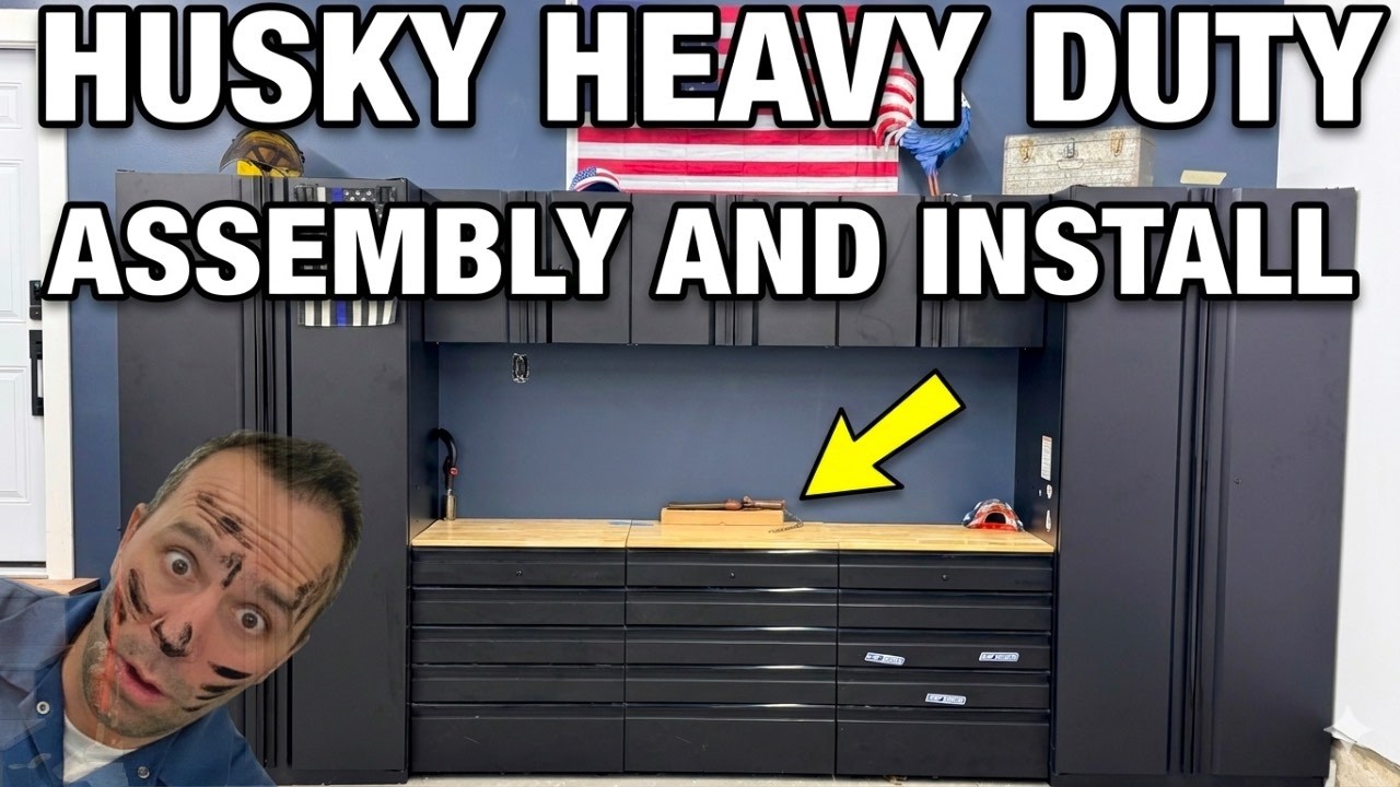 Humpy Storage Husky Heavy Duty Garage Storage: EASY Install & HUGE Upgrade! - YouTube