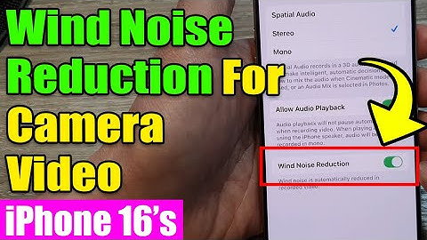 🌬️iPhone 16/16 Pro: How to Enable/Disable WIND NOISE REDUCTION For Camera Video Recording