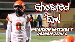 Paterson Eastside 7 Passaic Tech 6 | Week 8 Highlights | Ghosts Score Big Thursday Night Win!