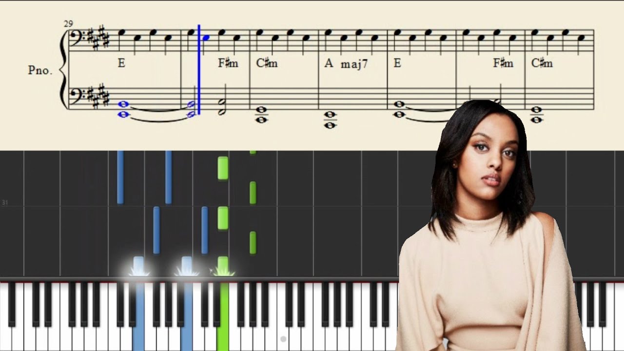 Ruth B In My Dreams Piano Tutorial Sheets Youtube