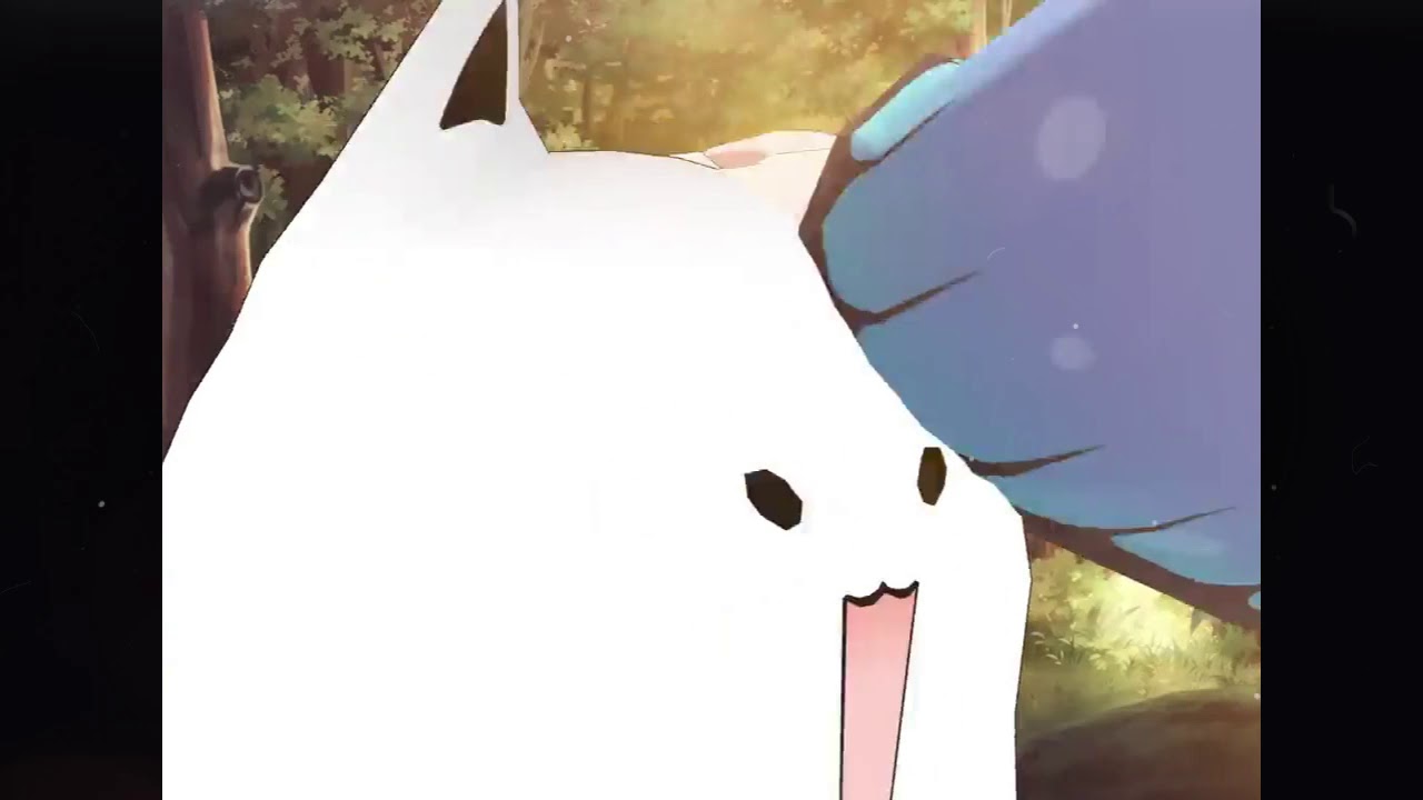 [CUT] Rushia Headpat Fubuki in the form of a cute little corn monster!