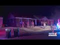 Person killed, neighbor injured in house fire.