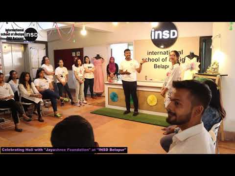 Holi Celebration at INSD Belapur, Navimumbai, with Jayashree Foundation. - video from Insd Belapur