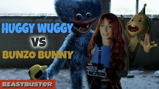 Huggy Wuggy VS Bunzo Bunny. / Short film "Beastbuster" / Poppy PlayTime Chapter 3