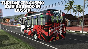 Thrilok Zed Cosmo Bmr Bus Mod In Bus Simulator Indonesia - Bussid Bus Mod - Bussid Car Mod - Bussid
