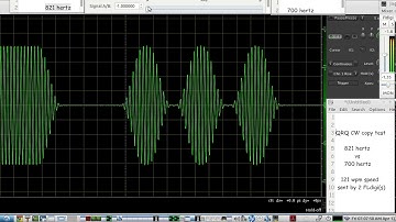 QRQ CW over 100 wpm - 121 wpm copy test - 700 hertz tone VERSES 821 hertz tone - which is better ?