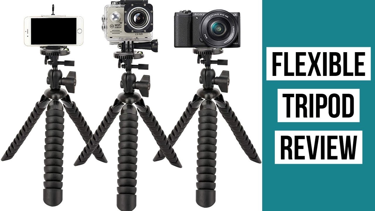 Tairoad Flexible Mini Tripod with Quick Release Plate Tripod Mount