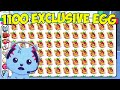 The Most Insane Exclusive Egg Opening In Pet Simulator 99 (Over 1100 Fruit Eggs) Part 1