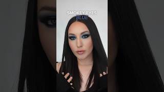 Tutorial SMOKEY EYES en tonos AZUL💙 Paso a paso!!