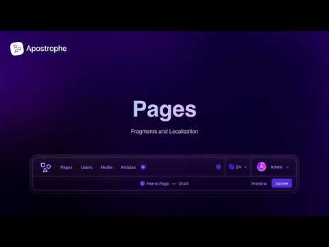 Pages: Fragments & Localization