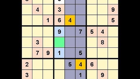 How to Solve Guardian Sudoku Hard 4591 October 31, 2019