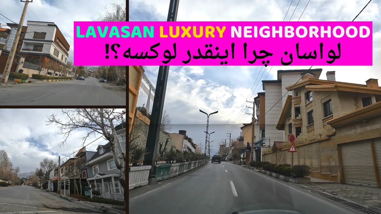 Lavasan luxury neighborhood Tehran Iran 2023 YouTube