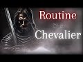 La routine dun chevalier historiquement vrai   reproduire  conseils de vie