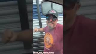 Mad little guy road rage fail . Road Rage Jamming!!  #madguypuncheswindow #roadrage #funny