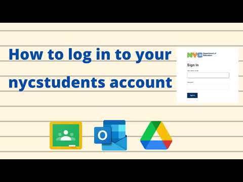 How to login to your nycstudents account