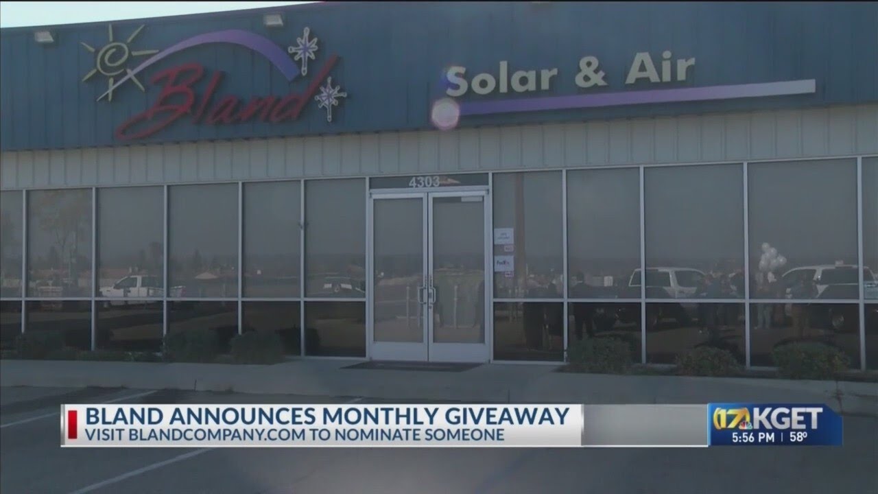 Bland Solar announces monthly giveaway