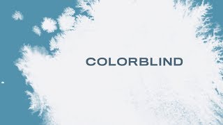 Jordan Rager - "Colorblind" (Official Lyric Video)