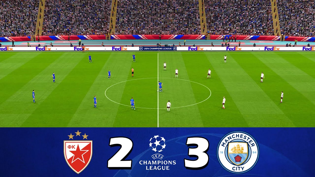 Video: FK Crvena Zvezda 2 - 3 Manchester City (Dec-13-2023) Champions League  Highlights - Netnaija