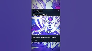 Goku vs Grand Priest  #dragoball #anime #dragonball #goku #trending