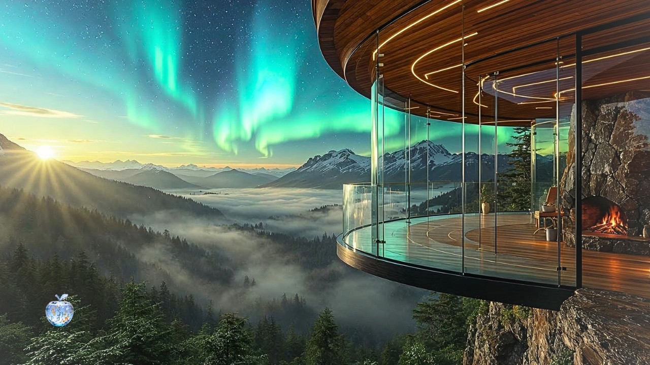 Northern Lights & Sunrise View 🌌 | Ethereal Lofi Mix for Deep Dreaming