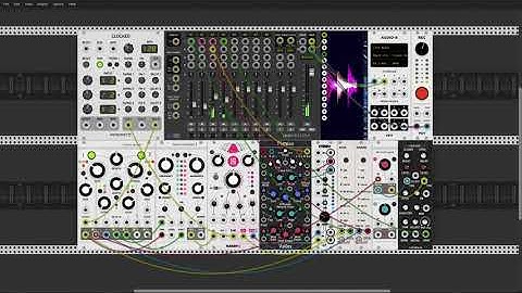 Making a beat by accident with Plaits + Chronoblob 2   [VCV RACK]
