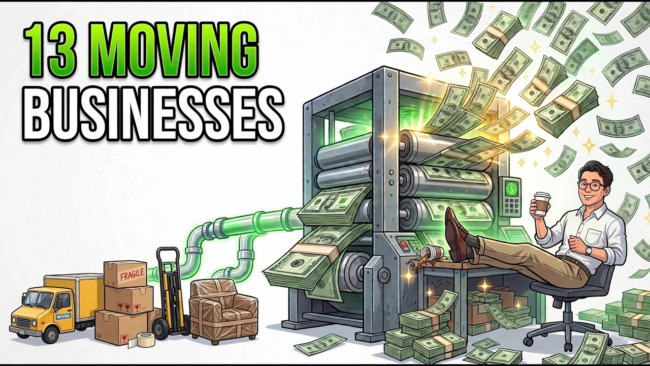 Fast Moving Business Image 13 MOVING Businesses That Print Cash - YouTube