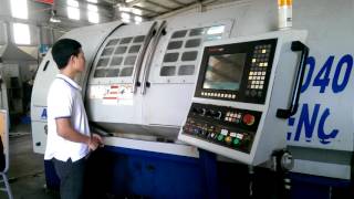 Thực hành vận hành máy tiện CNC  - Lê văn Thành