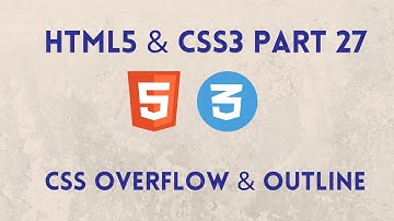 Overflow & Outline Concept in HTML5/CSS3 Programming For Beginners Urdu|Hindi Part 27