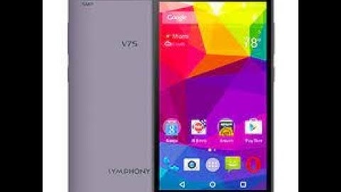 Symphony V75 Factory reset and remove frp by cm2 #Ahnron