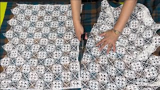 [DIY] Look at the incredible recycling of unused tablecloth. | It transforms into a wonderful work.