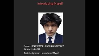 Week 01 - Task: Assignment - Introducing Myself