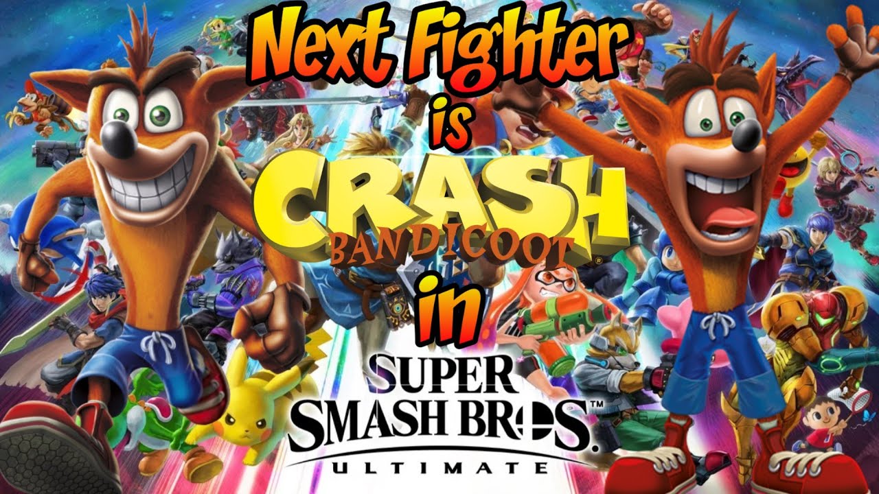 ᐈ Crash Bandicoot allegedly coming to Super Smash Bros. Ultimate