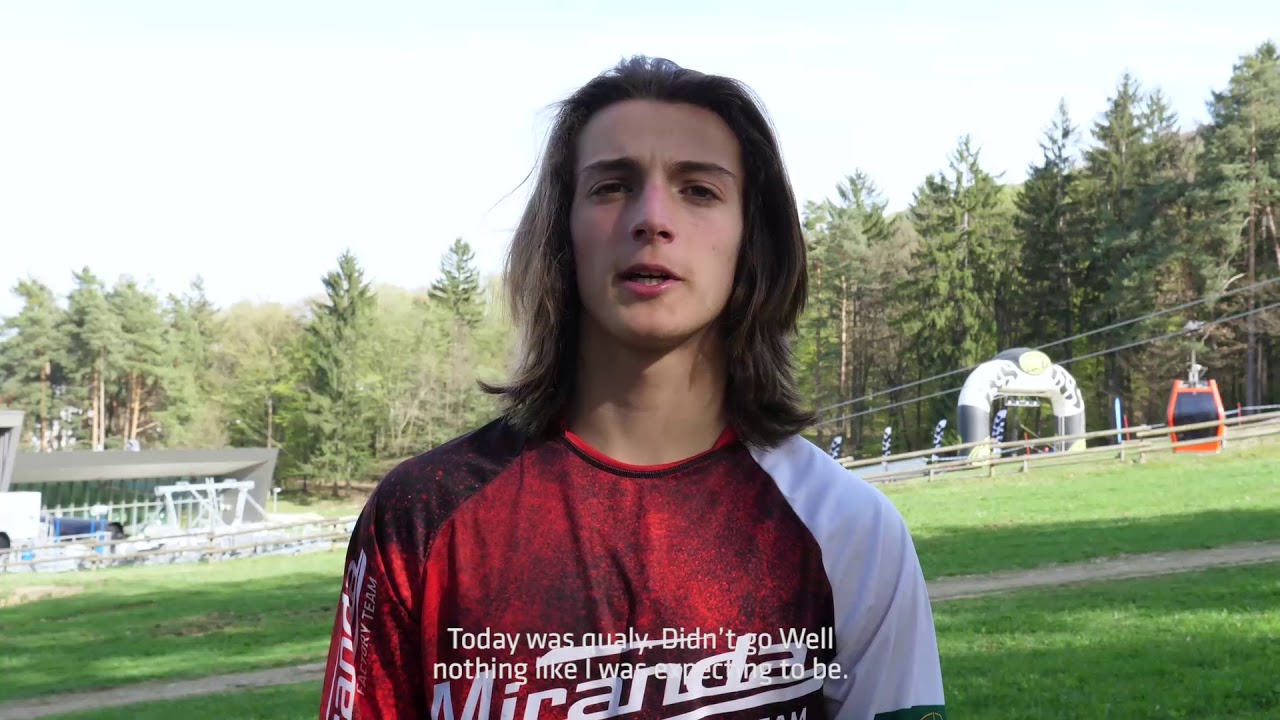 Gonçalo Bandeira in his first international race: IXS Downhill Cup - Maribor, Slovenia