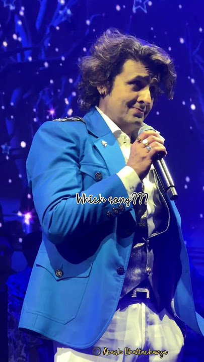 Sonu Nigam sings one of the most romantic songs - any guesses? Latest live in concert #sonunigam