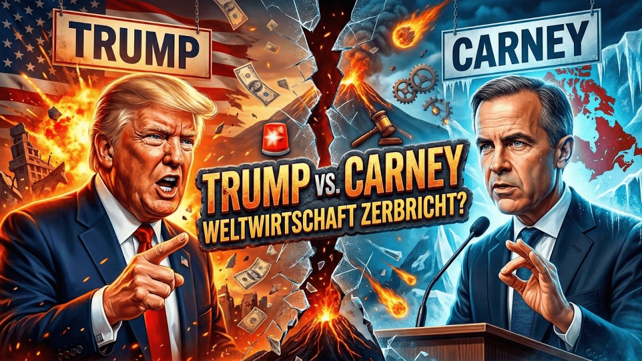 TRUMP vs  CARNEY Die 4 Minuten Rede, die unsere Weltwirtschaft für immer verändert! 🚨