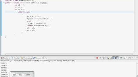 Fibonacci going negative?